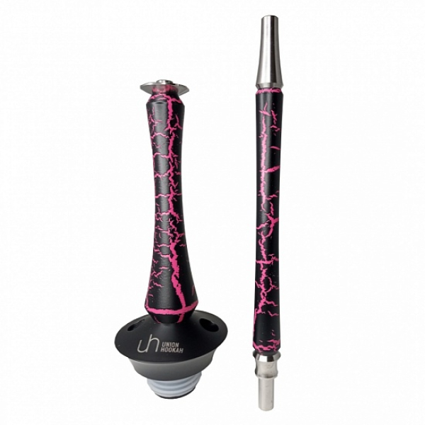 Кальян Union Hookah Sleek Кракле розовый в Санкт-Петербурге