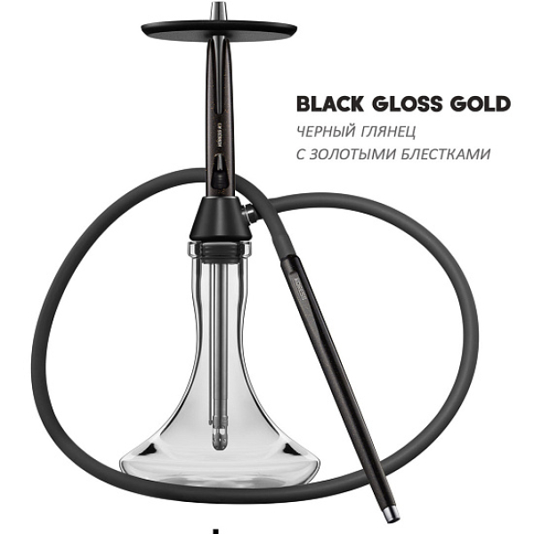 Кальян Koress K3 Black Gloss (Черный,Золотой, 48 см) в Санкт-Петербурге