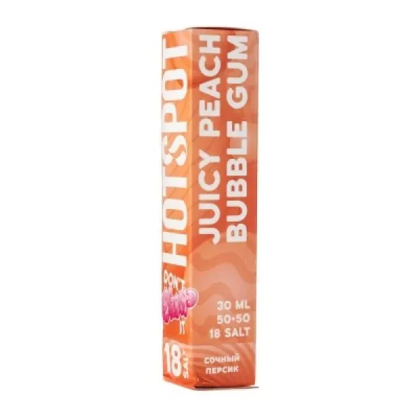 Жидкость HOTSPOT Chow Juicy Peach Bubble Gum 30 мл в Санкт-Петербурге