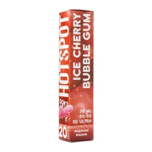 Жидкость HOTSPOT Chow Ultra Ice Cherry Bubble Gum 30 мл в Санкт-Петербурге