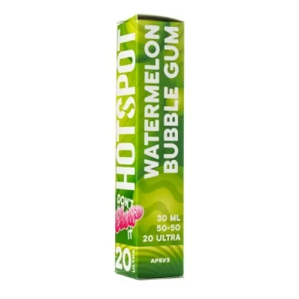 Жидкость HOTSPOT Chow Ultra Watermelon Bubble Gum 30 мл в Санкт-Петербурге