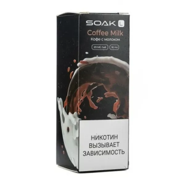 Жидкость SOAK L Coffe Milk 30 мл в Санкт-Петербурге