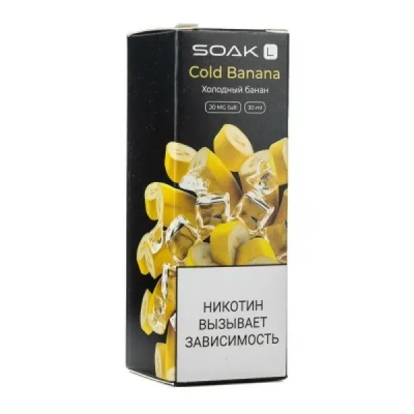 Жидкость SOAK L Cold Banana 30 мл в Санкт-Петербурге