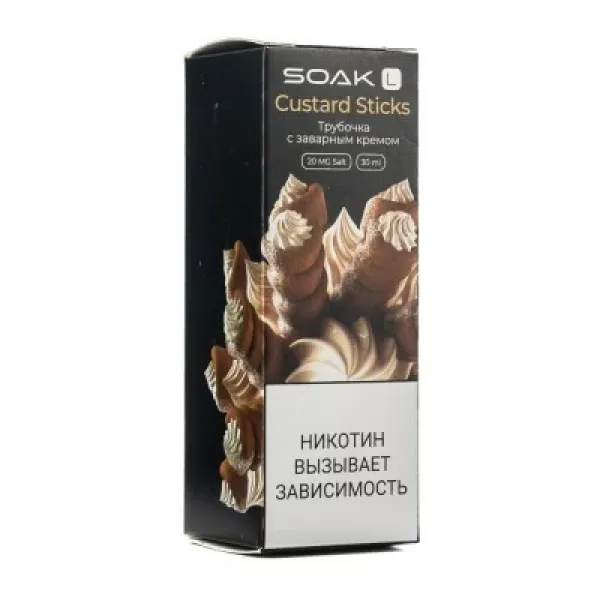 Жидкость SOAK L Custard Sticks 30 мл в Санкт-Петербурге
