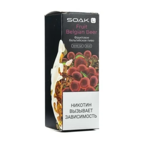 Жидкость SOAK L Fruit Belgian Beer 30 мл в Санкт-Петербурге
