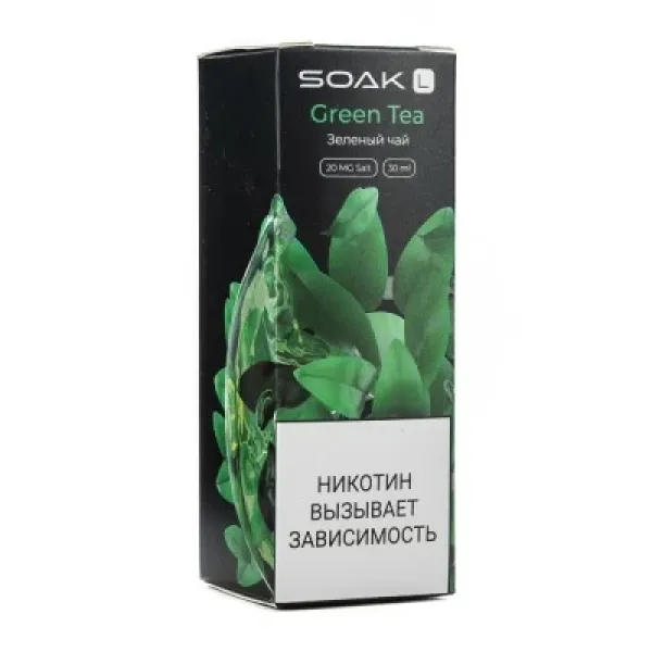 Жидкость SOAK L Green Tea 30 мл в Санкт-Петербурге