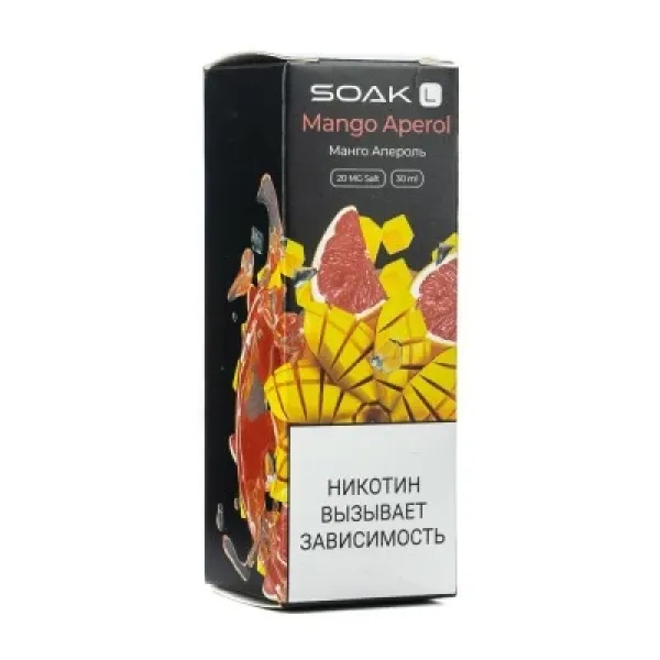 Жидкость SOAK L Mango Aperol 30 мл в Санкт-Петербурге