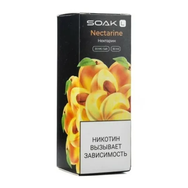 Жидкость SOAK L Nectarine 30 мл в Санкт-Петербурге