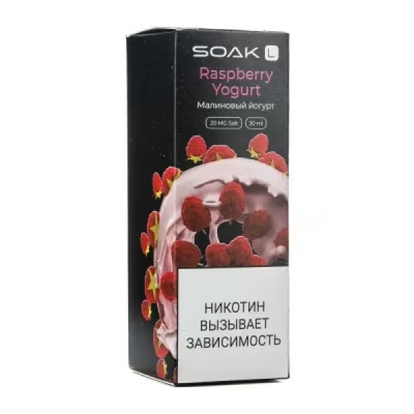 Жидкость SOAK L Raspberry Yogurt 30 мл в Санкт-Петербурге