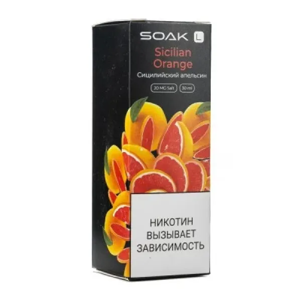 Жидкость SOAK L Sicilian Orange 30 мл в Санкт-Петербурге