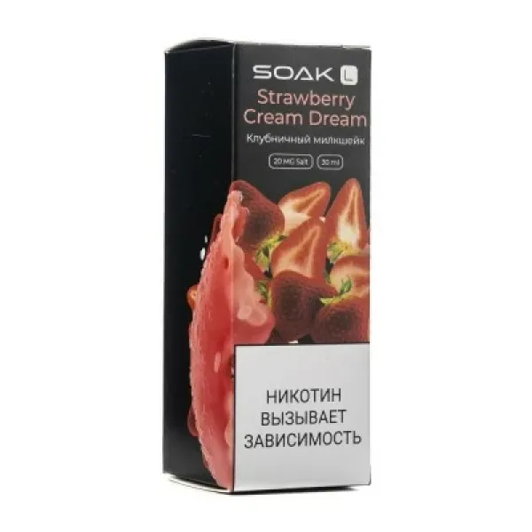 Жидкость SOAK L Strawberry Cream Dream 30 мл в Санкт-Петербурге
