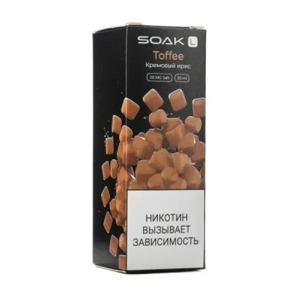 Жидкость SOAK L Toffee 30 мл в Санкт-Петербурге