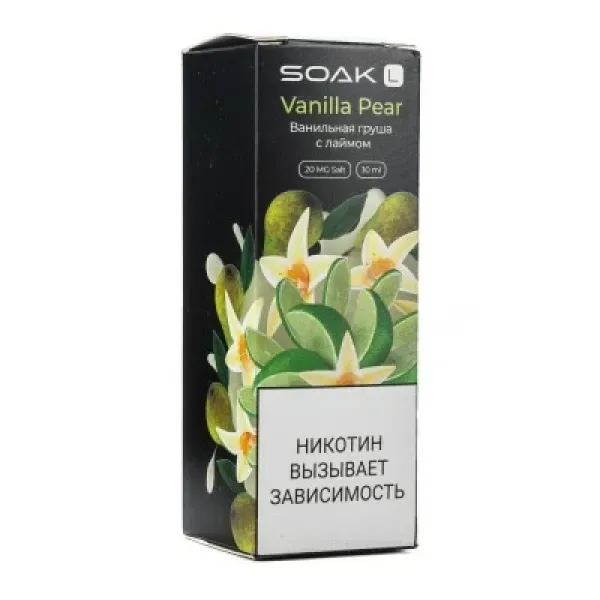 Жидкость SOAK L Vanilla Pear 30 мл в Санкт-Петербурге