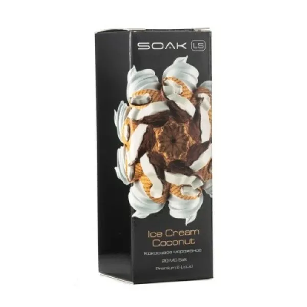 Жидкость SOAK LS Ice Cream Coconut 30 мл в Санкт-Петербурге