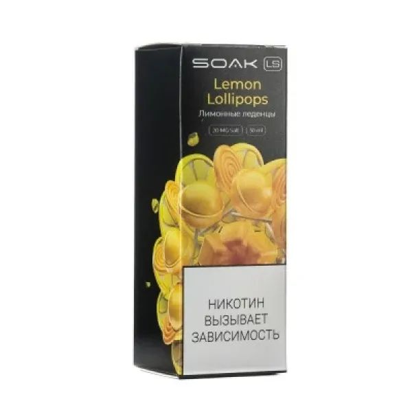 Жидкость SOAK LS Lemon Lollipops 30 мл в Санкт-Петербурге
