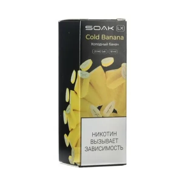 Жидкость SOAK LX Cold Banana 30 мл в Санкт-Петербурге