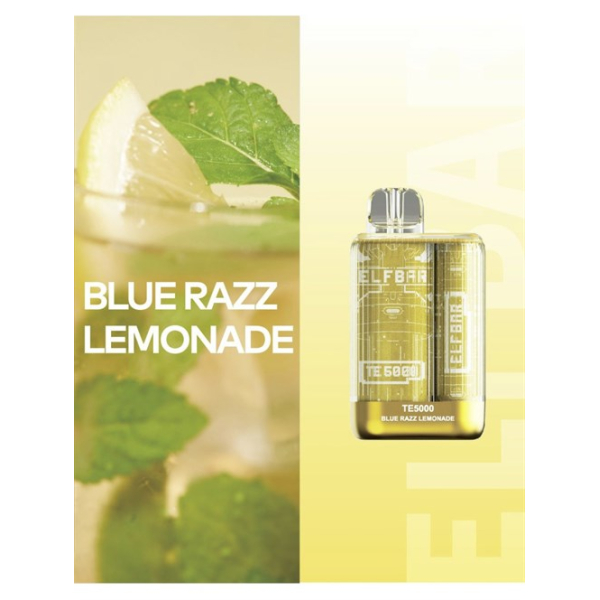 Elfbar TE5000 Blue Razz Lemonade, 5000 тяг в Санкт-Петербурге