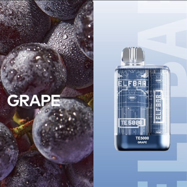 Elfbar TE5000 Grape, 5000 тяг в Санкт-Петербурге