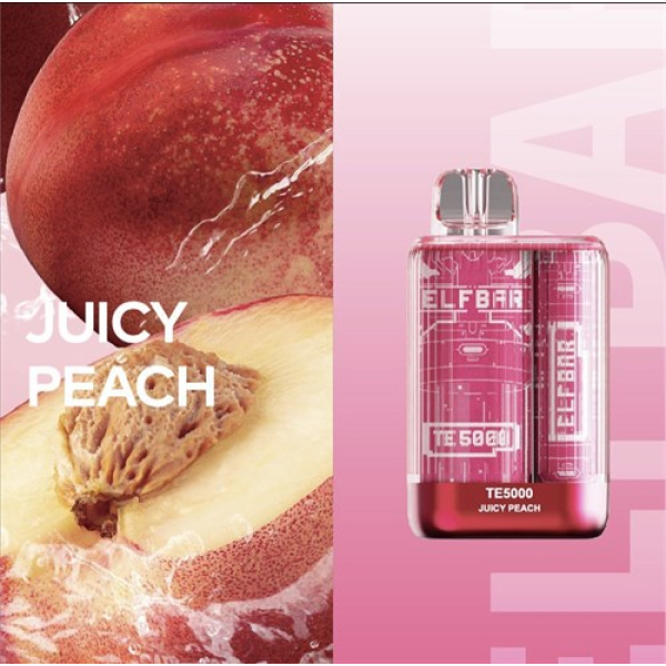 Elfbar TE5000 Juicy Peach, 5000 тяг в Санкт-Петербурге
