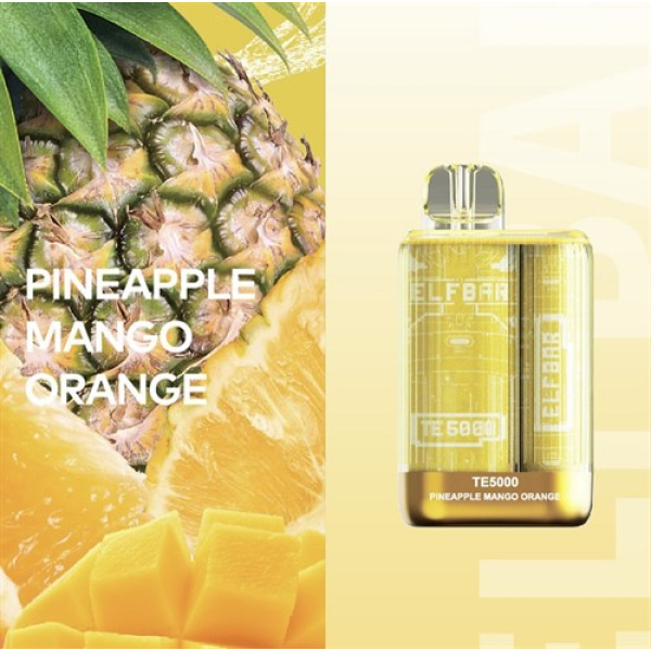 Elfbar TE5000 Pineapple Mango Orange, 5000 тяг в Санкт-Петербурге