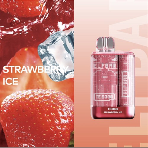 Elfbar TE5000 Strawberry Ice, 5000 тяг в Санкт-Петербурге