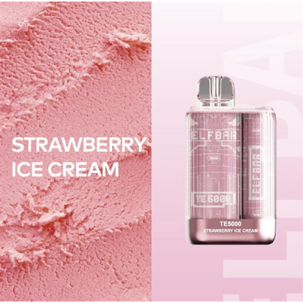 Elfbar TE5000 Strawberry Ice Cream, 5000 тяг в Санкт-Петербурге