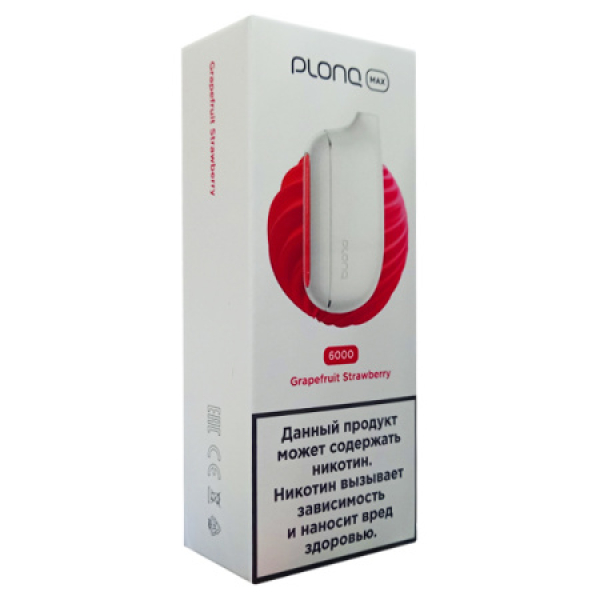 Plonq Max Grapefruit Strawberry 6000 тяг в Санкт-Петербурге