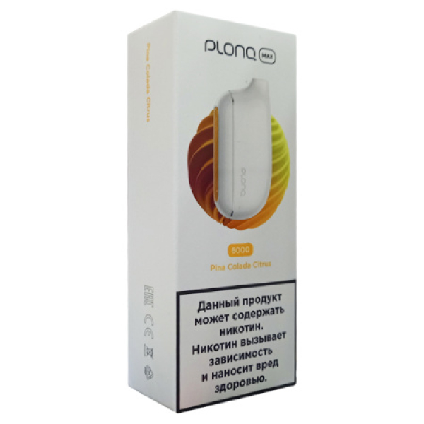Plonq Max Pina Colada Citrus 6000 тяг в Санкт-Петербурге
