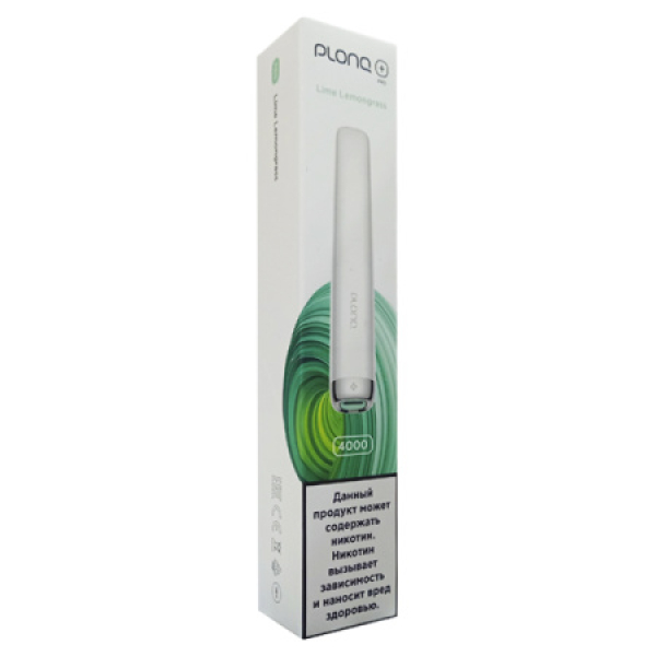 Plonq Plus Pro Lime Lemongrass 4000 тяг в Санкт-Петербурге
