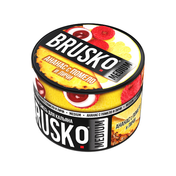 Смесь Brusko Ананас с помело и личи 50 гр в Санкт-Петербурге
