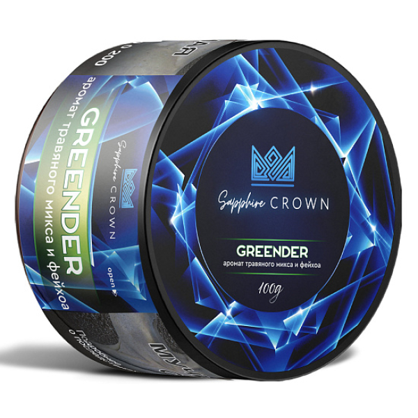 Табак SAPPHIRE CROWN GREENDER  100 грамм в Санкт-Петербурге