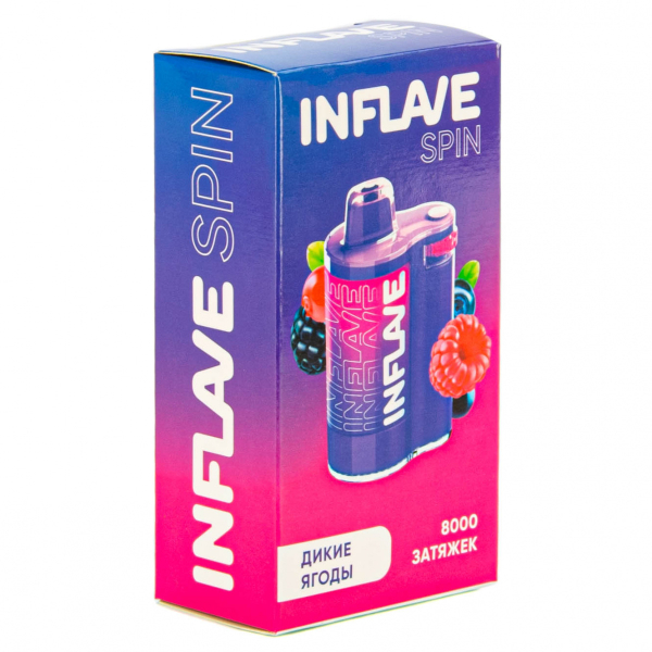 INFLAVE SPIN Дикие ягоды (8000 затяжек) в Санкт-Петербурге