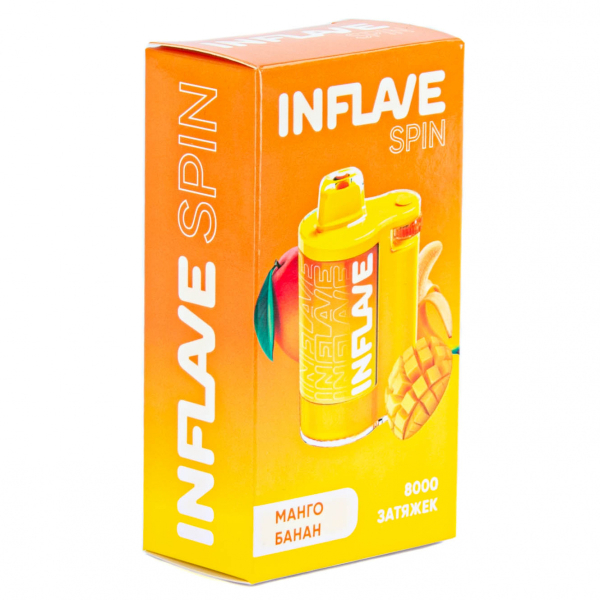 INFLAVE SPIN Манго банан (8000 затяжек) в Санкт-Петербурге