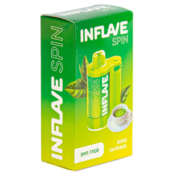 INFLAVE SPIN Эрл Грей (8000 затяжек) в Санкт-Петербурге