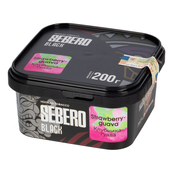 Табак Sebero Black Strawberry Guava  200 грамм в Санкт-Петербурге