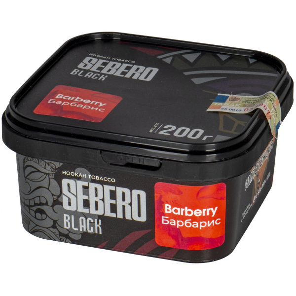 Табак Sebero Black Barberry  200 грамм в Санкт-Петербурге