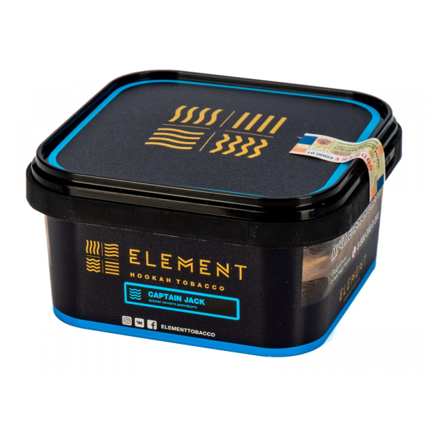 Табак Element ВОДА Captain Jack   200 грамм в Санкт-Петербурге