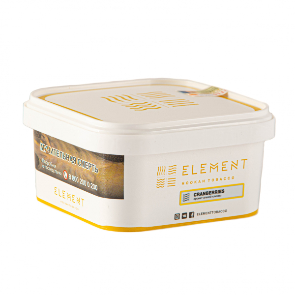Табак Element ВОЗДУХ Cranberries  200 грамм в Санкт-Петербурге