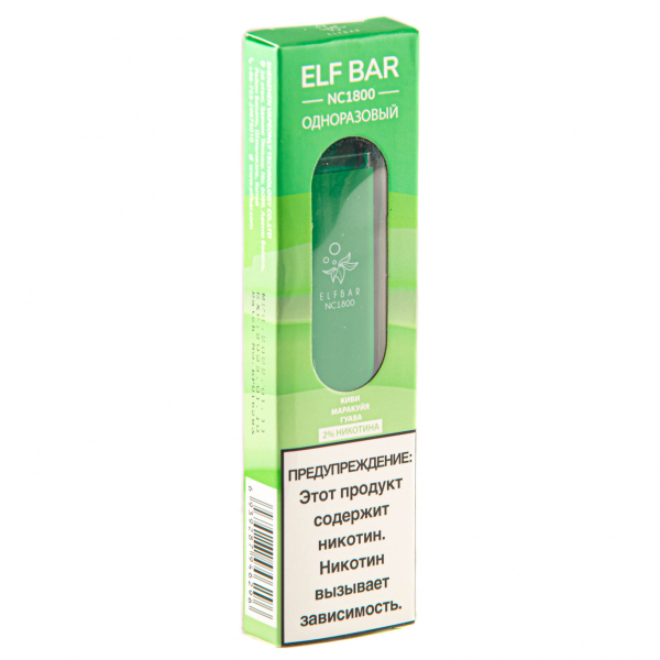 ELF BAR NC Kiwi Passionfruit Guava (1800 затяжек) 20 мг в Санкт-Петербурге