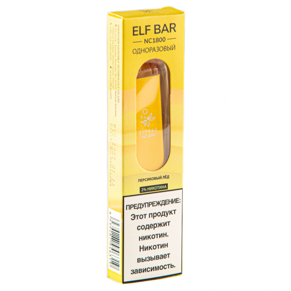 ELF BAR NC Peach Ice (1800 затяжек) 20 мг в Санкт-Петербурге
