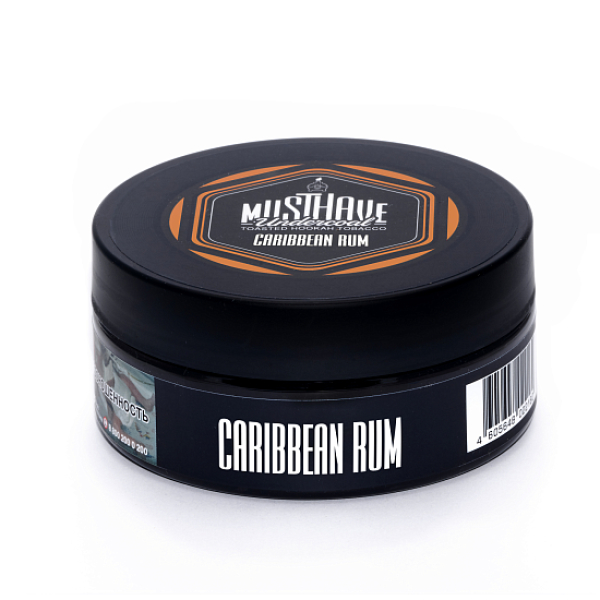 Табак MUST HAVE CARIBBEAN RUM  125 грамм в Санкт-Петербурге