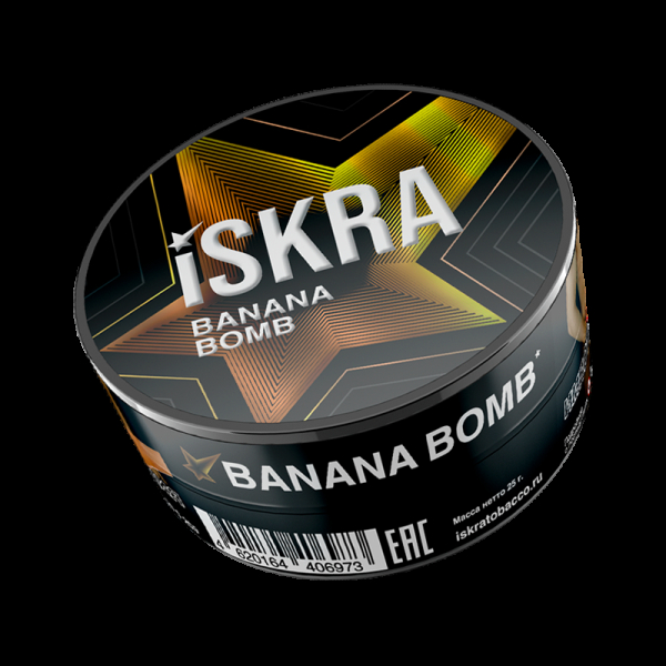 Табак ISKRA Вanana Bomb  25 грамм в Санкт-Петербурге