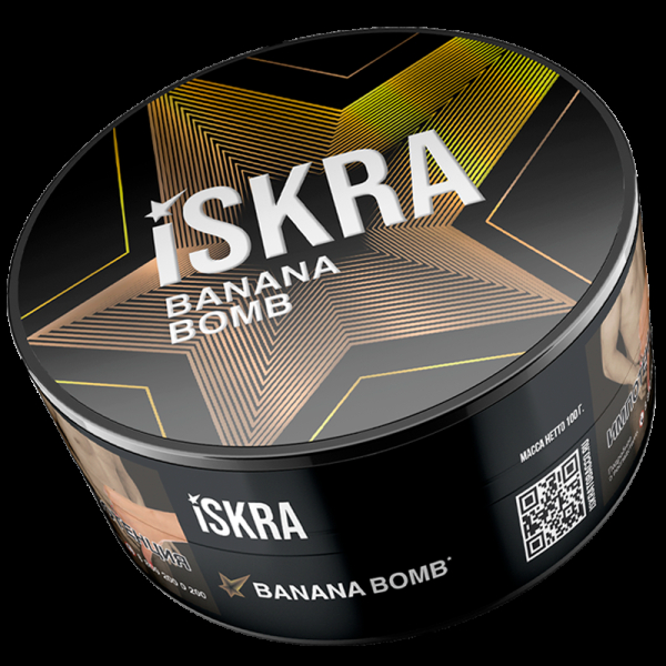 Табак ISKRA Вanana Bomb  100 грамм в Санкт-Петербурге