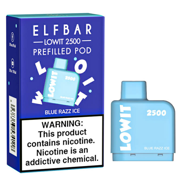 Картридж Elf Bar Lowit 2500 20 мг, 6 мл (Blue Razz Ice) в Санкт-Петербурге