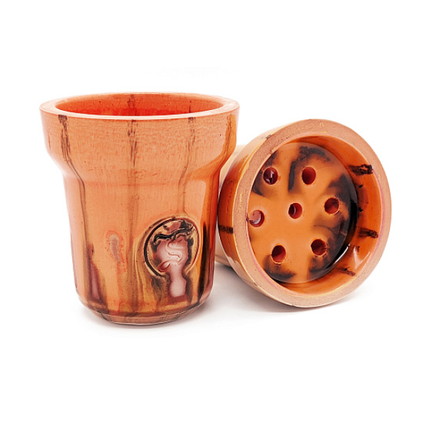 Чаша St Bowls Classic Glaze оранжевая с полосками в Санкт-Петербурге