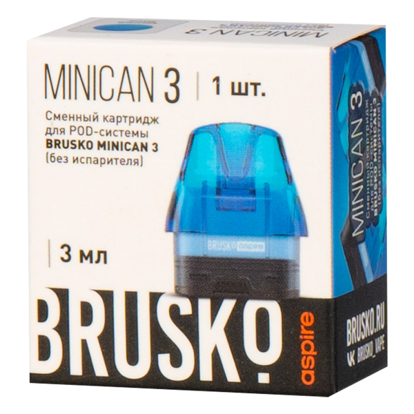 Картридж Brusko Minican 3 синий в Санкт-Петербурге