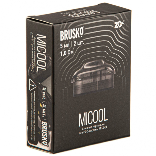 Картридж Brusko Zq Micool 5мл (2шт.) 1.0 в Санкт-Петербурге