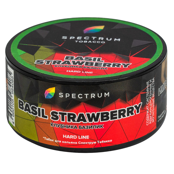 Табак Spectrum Hard Basil Strawberry  25 грамм в Санкт-Петербурге