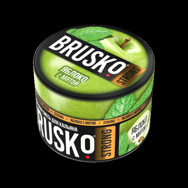 Смесь Brusko Strong яблоко с мятой  50 гр в Санкт-Петербурге