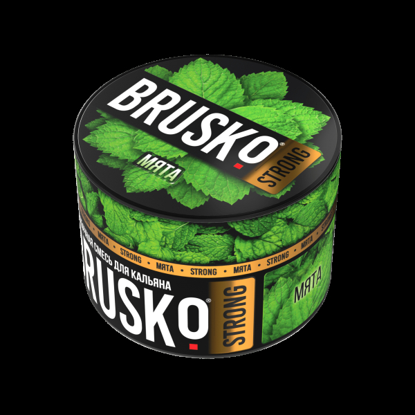 Смесь Brusko Strong мята  50 гр в Санкт-Петербурге